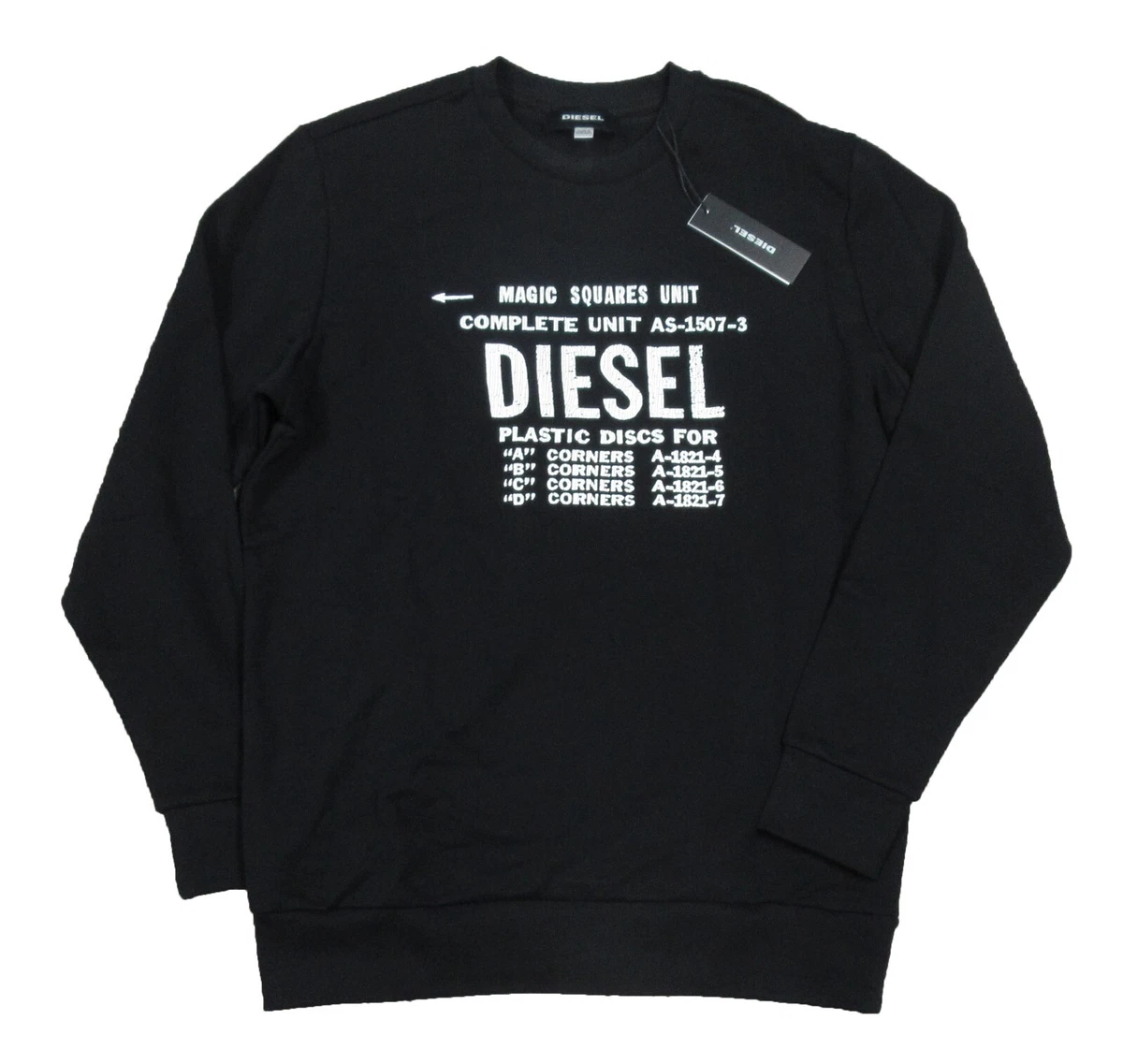 Sudadera Con Ave Fénix Bordada Hombre | Negro | Diel