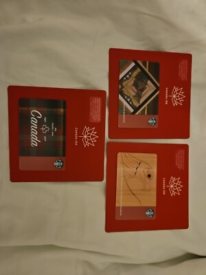 Starbucks Card Karte Set 150 JAHRE Canada Anniversary Jubiläum 2017 New Neu