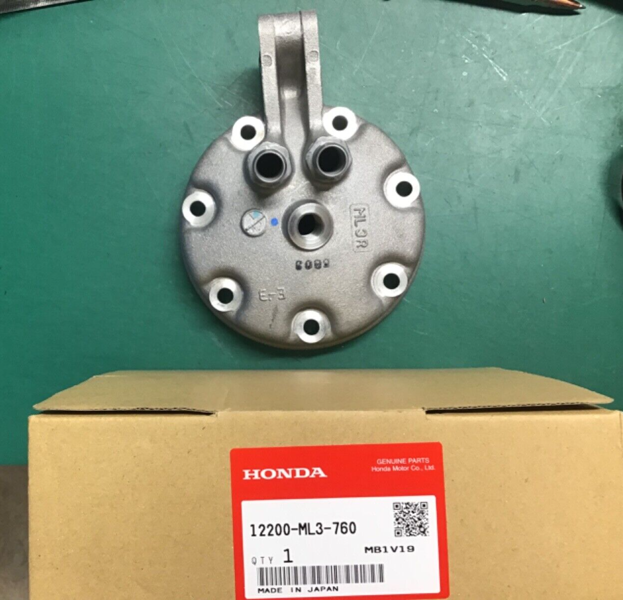 HEAD, CYLINDER; OEM HONDA NOS P/N 12200ML3760 FITS 19912001 HONDA