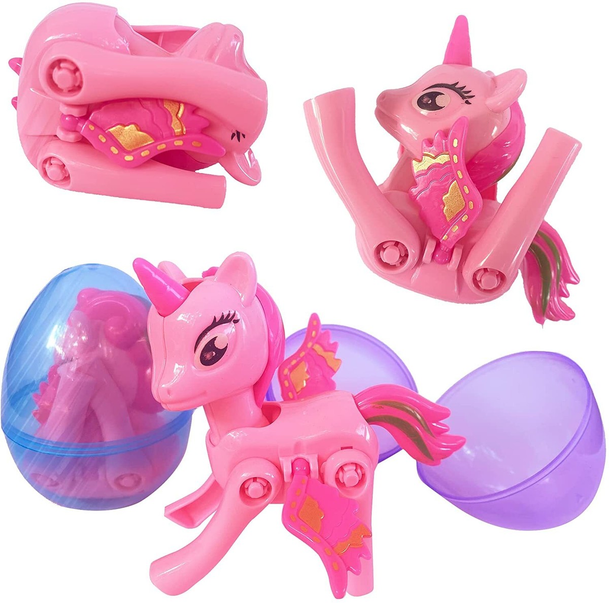 Surprise Rainbow Easter Egg Unicorn Kids Toys Unicorns Inside with