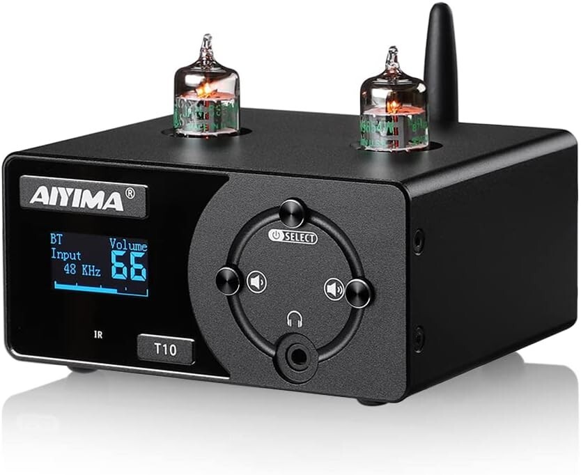 HIFI Bluetooth 5.1 JAN5725 真空管アンプ ステレオ オーディ