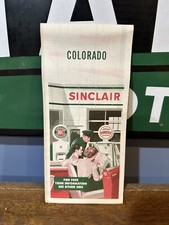 1954 Sinclair Road Map: Colorado NOS
