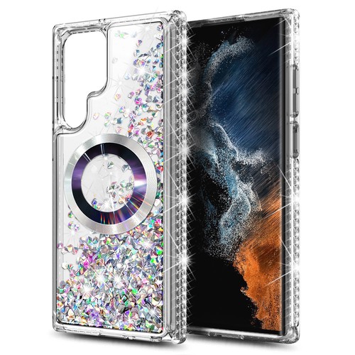 For Samsung Galaxy S23/S23+ Plus/S23 ULTRA Glitter MagSafe Case Screen Protector - 第 23/36 張圖片
