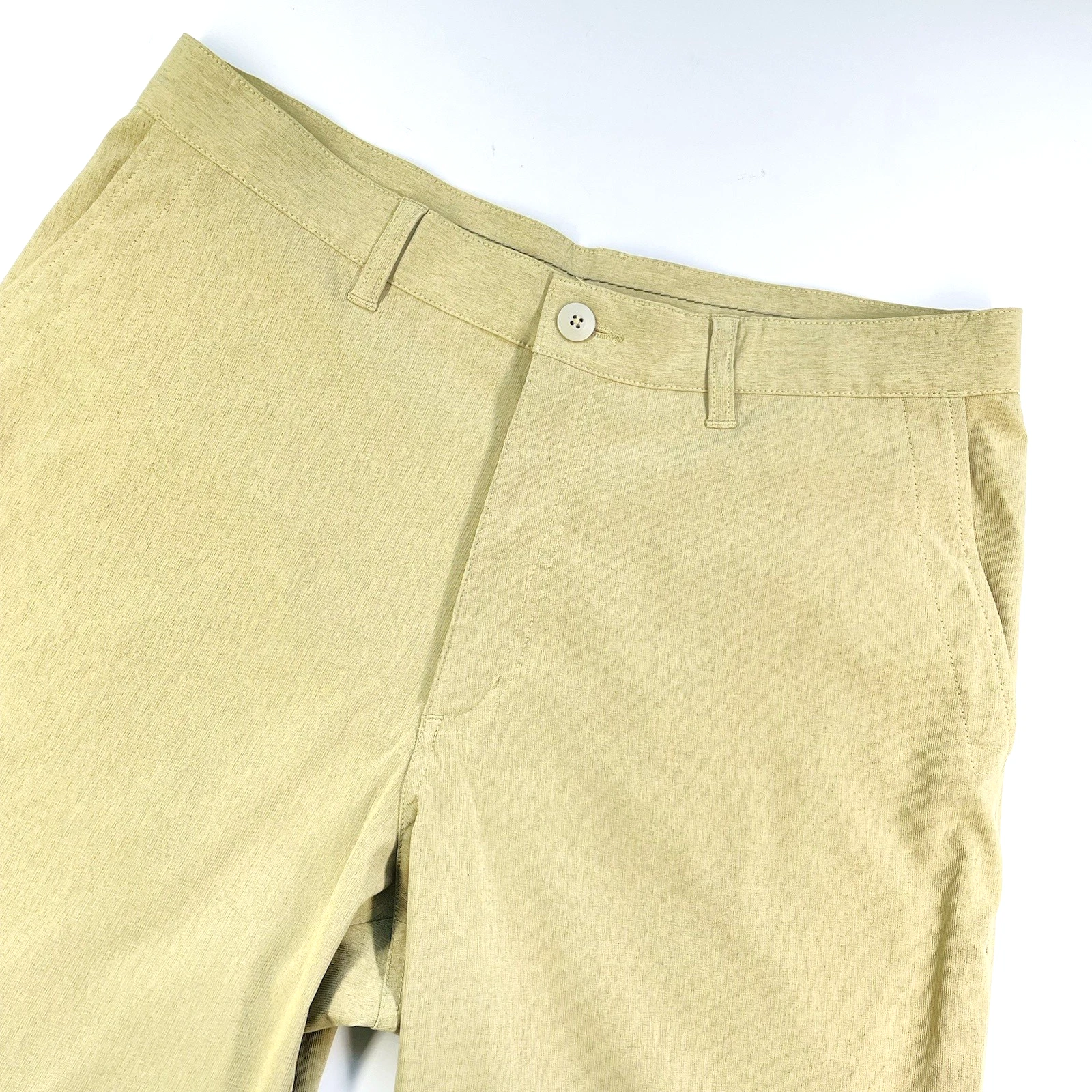 PATAGONIA Pants Men 34 Intransit Lightweight Outdoors Hike Flap Pockets Mustard