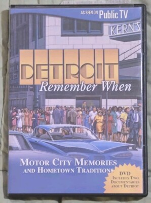 Detroit: Remember When DVD (2009) USED Very Good Condition 2 Documentaries