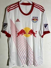 Adidas Authentic MLS Jersey New York Red Bulls Team White sz L