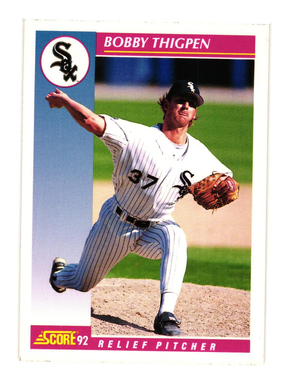 1992 Score #570 Bobby Thigpen Chicago White Sox