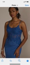 royal blue prom dress size 2
