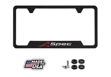 Black License Plate Frame for Acura A Spec, ASpec