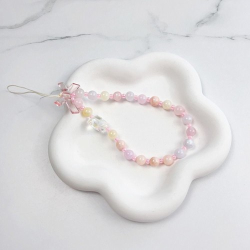 Hanging Cord Phone Charm Rope Sweet Tulips Beads Phone Choker for Mobile Phone - Zdjęcie 14 z 14