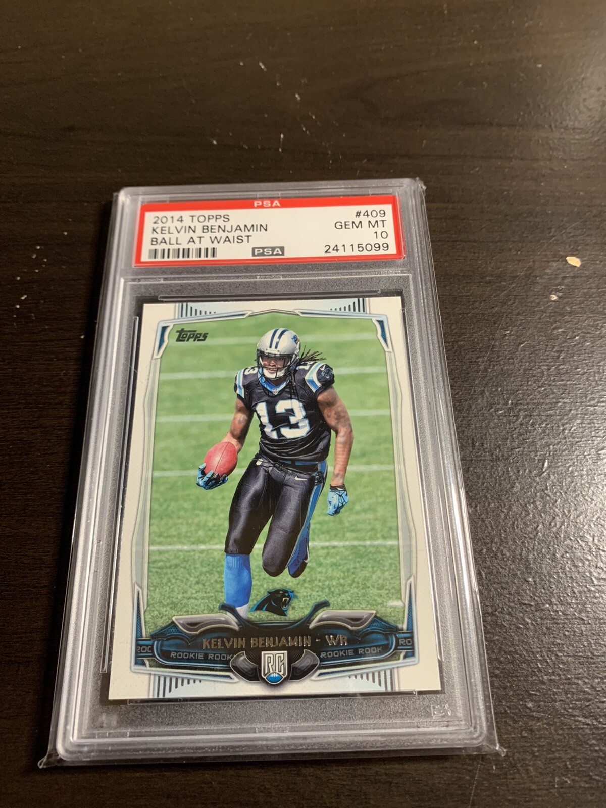 Kelvin Benjamin Topps #409 Ball at Waist