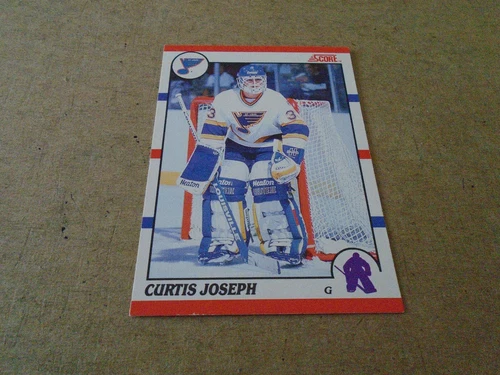 1990-1991 SCORE CANADIAN  /  151  CURTIS JOSEPH ST-LOUIS BLUES  RC