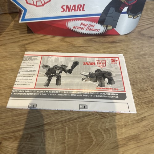 2007 TRANSFORMERS ANIMATED SNARL DINOBOT Action Figure (Damaged Packaging) - Picture 5 of 8