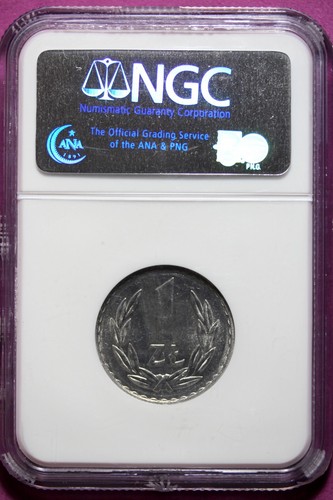1974 MW NGC MS64 Poland 1 Zloty Aluminum Coin #B45337 - Picture 2 of 2