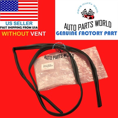 GENUINE TOYOTA 84-89 4RUNNER FRONT DOOR GLASS RUN CHANNEL W/O VENT