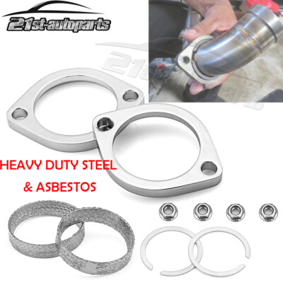 Exhaust Flange Gasket Seal Install Kit For 84+ Harley Big Twin Touring