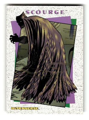 1994 Malibu Comics Ultraverse Origins Trading Card Scourge #35