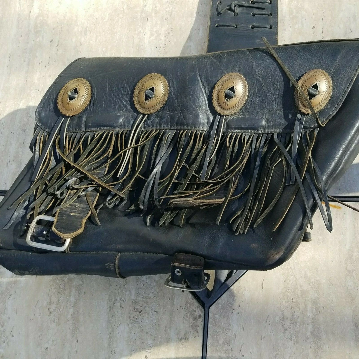 Fringed saddlebags harley davidson sale