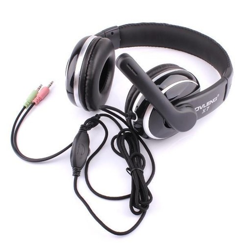 OVLENG X7 Stereo PC Gaming Headset Headphones Noise Cancel Mic 3.5mm NEW - Picture 5 of 5