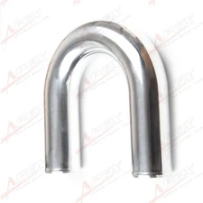 2.75" 70MM OD 180 Degree Aluminum Turbo Intercooler Pipe 600MM Tube Tubing USA 