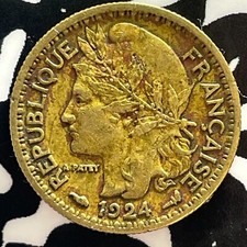 1924 Togo 50 Centimes Lot#T3080 Nice!
