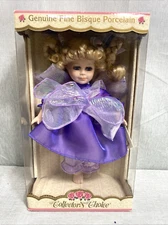Collectors Choice Limited Edition Fine Bisque Porcelain 10 " Doll w/ COA in Box