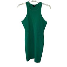 H&M Size M Bodycon HalterTank Green Dress size M
