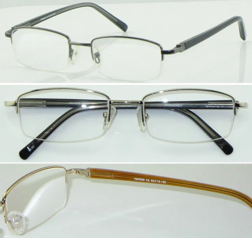 HM05 Superb Quality Semi Rimless Reading glasses/Spring Hinge Super Value
