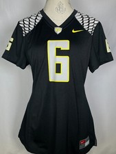 Oregon Ducks NIKE Football Black Game Day Jersey #6 Women's XL