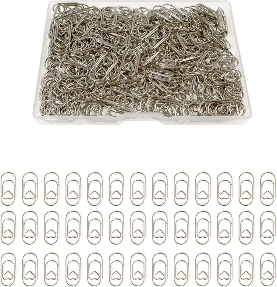 Love Heart Shaped Paperclips,Heart Mini Paper Clips,Heart Bookmark