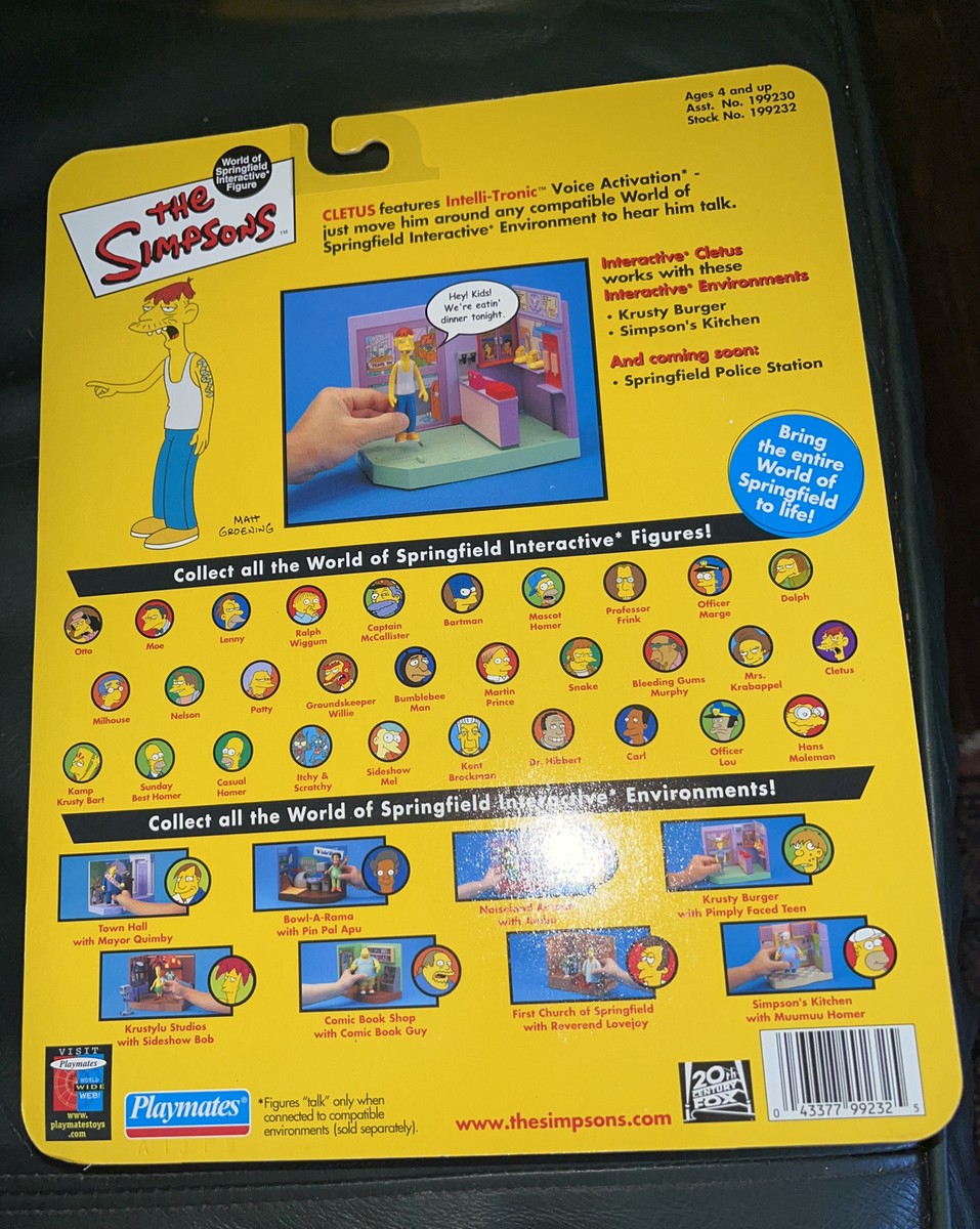 Playmates Toys The Simpsons Series 7: Cletus Action Figure
