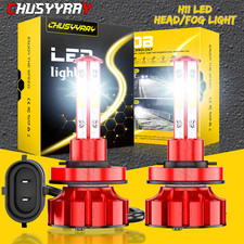 CHUSYYRAY H11 LED Headlight Bulb White Low Beam Conversion Kit 6K Super Bright