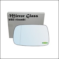 Glas RüCkspiegel Verchromt AsphäRisch Seite Sx-Guidatore FüR Toyota Yaris I