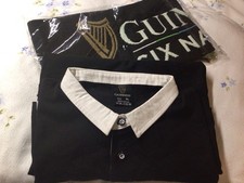 Guiness Six Nations Rugby Poloshirt XL + Matching Guiness 6 Nations Rugby Scarf 
