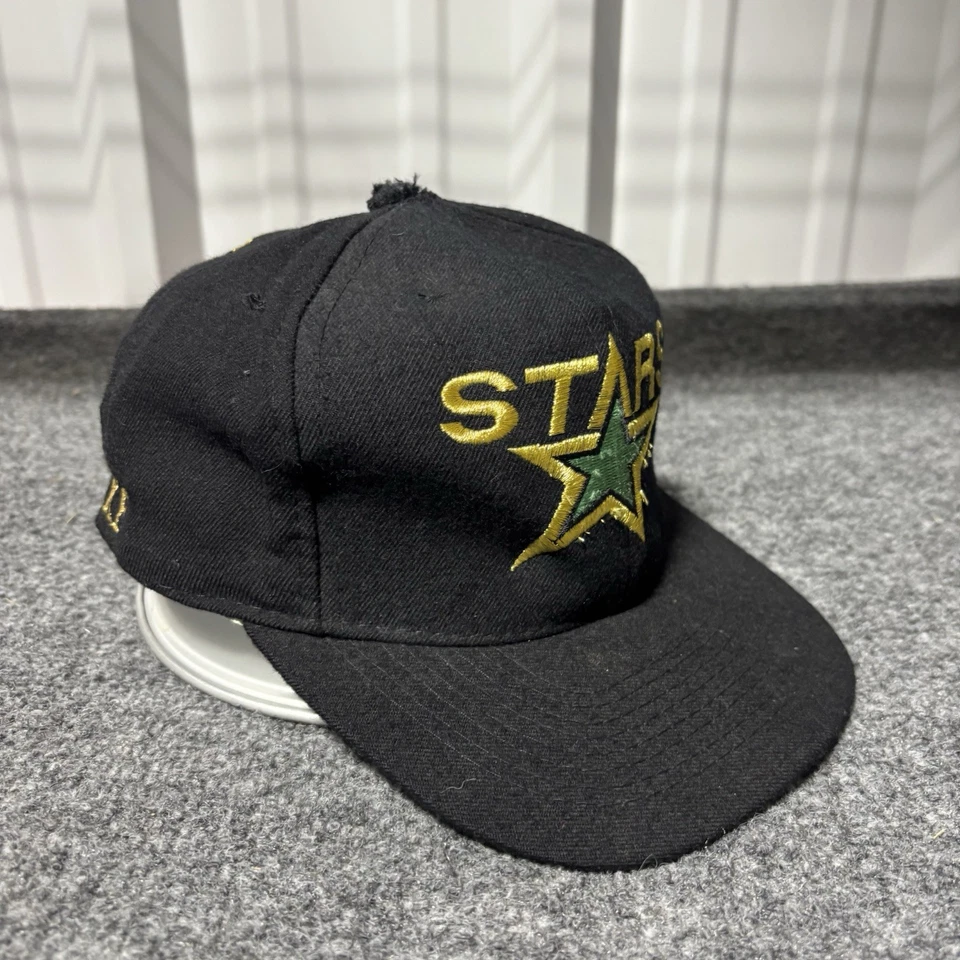 Gorra gorra vintage Dallas Stars Snapback adulto aguja americana negra NHL hockey* Foto 2 de 4