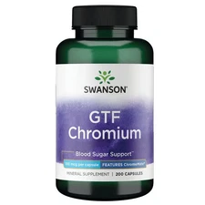 Swanson Gtf Chromium 100 Mcg 200 Capsules