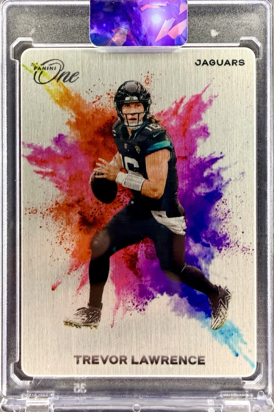 2023 Panini One Football Trevor Lawrence - Metal Color Blast #7 SSP Case Hit 🔥