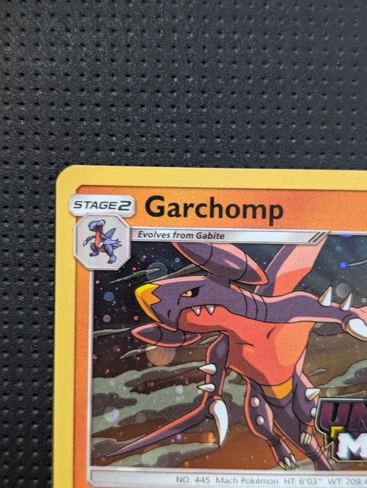 GARCHOMP COSMO HOLO PROMO 114/236 SUN & MOON UNIFIED MINDS POKEMON ENGLISH NM - Image 3 of 4