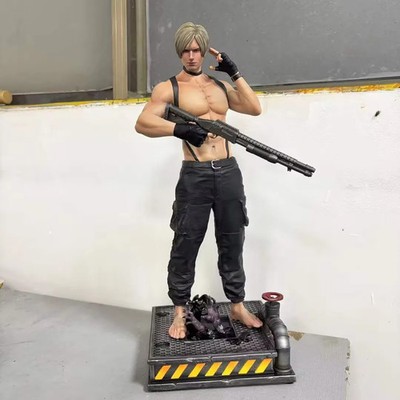 Jill Valentine & Leon S Kennedy Anime Figure Statue Desk Toy Gift Limited Edtion