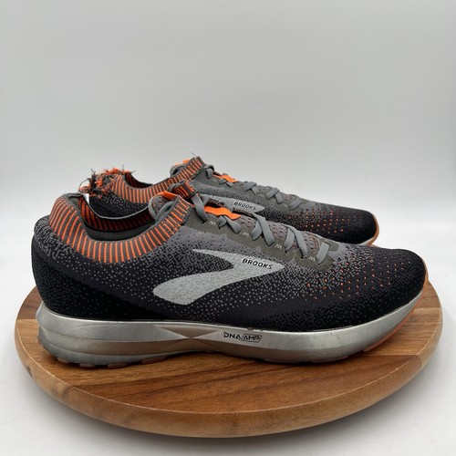 Größe 11,5 D Brooks Herren Levitate 2 Grau/Orange Laufen Sneaker Schuhe 1102901D026 - Bild 1 von 14