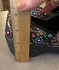 Leather SAVVY Colorful Floral Size 7.5 Clogs Shoes 1" Heel Slip Resistant — photo 6