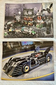 LEGO Batman 7785 Arkham Asylum Instructions Manuals Book 1 & 2 Only