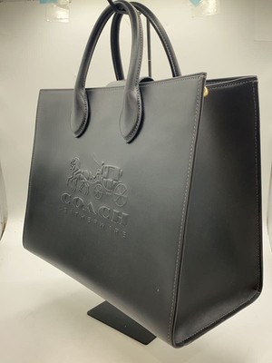 ◇Coach◇ Ace Tote 35 CR684 B4BK Coach Handbag Ace Tote 35 Leather Black CR684 Used | eBay