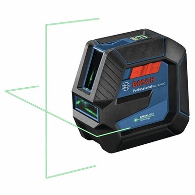 Bosch GLL100-40G-RT Green Self-Leveling Cross-Line Laser Certified Refurbished