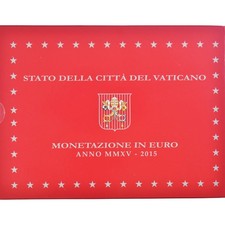 Vatican, Pape François Ier, Set 1 ct. - 20 Euro, BE, 2015 - Anno MMXV, Rome