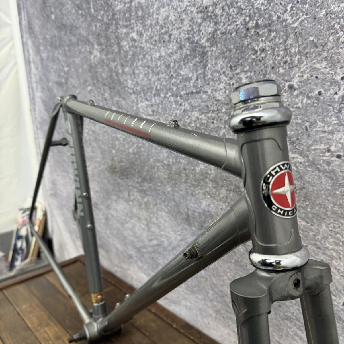 Vintage Schwinn Prelude Road Bike Frame 48cm Columbus Tenax Steel