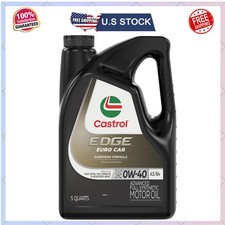 Castrol Edge Euro 0W-40 A3/B4 Full Synthetic Motor Oil 5 Quarts