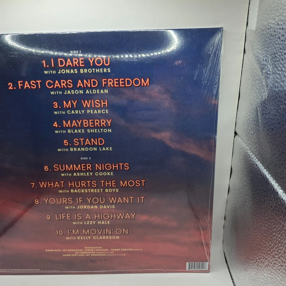 Rascal Flatts Life is a Highway Refueled Duets (LP Vinyl, 2025) Transparent Blue - Image 4 of 4