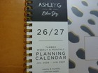 Ashley G Blue Sky 2026 -2027 tabbed Weekly/Monthly Planning Calendar 8.5" 11" — photo 2