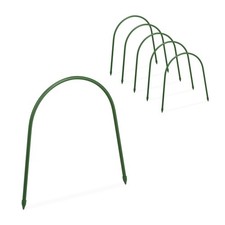 Tunnel arches Greenhouse Supports Raised Bed Rings Durable Green Weatherproof